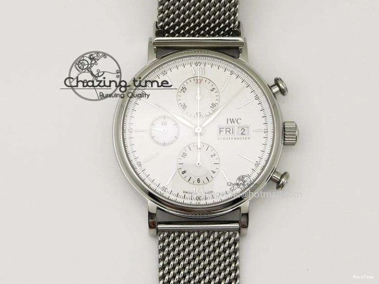 MIROTIME 0401 Timeless Big Pilot Real PR IW500901 ZF 1:1 Best Edition On Black Leather Strap A 7340